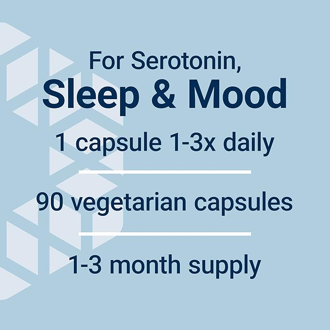 Life Extension L-Tryptophan 500 mg Encourages Healthy Serotonin Levels and Promotes Healthy Sleep Mood Stress Response &amp Satiety Gluten-Free Non-GMO Vegetarian 90 Capsules