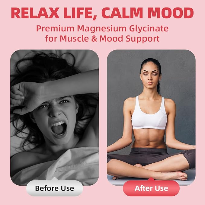 Magnesium Glycinate Liquid Drops with Chamomile Hawthorn &amp Ginger for Stress Relief and Digestive Comfort Fast Absorption Non-GMO Vegan Formula Sugar Free Strawberry Flavor 2 Fl OZ