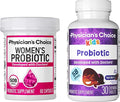 Physician's CHOICE - Women &amp Kids Digestive Care Bundle: Kids Probiotic + Women Probiotic 60ct