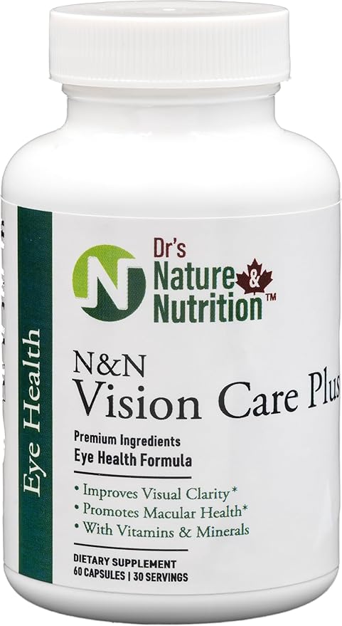 Dr's Nature &amp Nutrition Vision Care Eye Vitamins &amp Eye Supplement with Lutein &amp Zeaxanthin for Macular Health &amp Blue Light Protection
