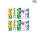 FRKR Korean 10 &amp12 Drinks Assortment Gift Box [Chilsung Cider/Mikis/Demisoda/Banana Milk/McCOL/MoguMogu/2%/SacSac/Etc.] Soft Drinks + Real Fruit Drinks + Energy Drinks (10 Movie Night)