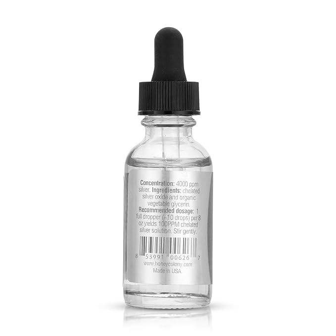 3rd Rock Essentials | Silver Excelsior Serum 4000 PPM Silver Oxide Dietary Supplement | Immune Support Supplement (1 oz)