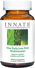 INNATE Response Formulas One Daily without Iron - Iron-Free Daily Multivitamin - With B Vitamins - Vegetarian Non-GMO and Kosher - Made Without 9 Food Allergens - 60 Count (60 Servings)