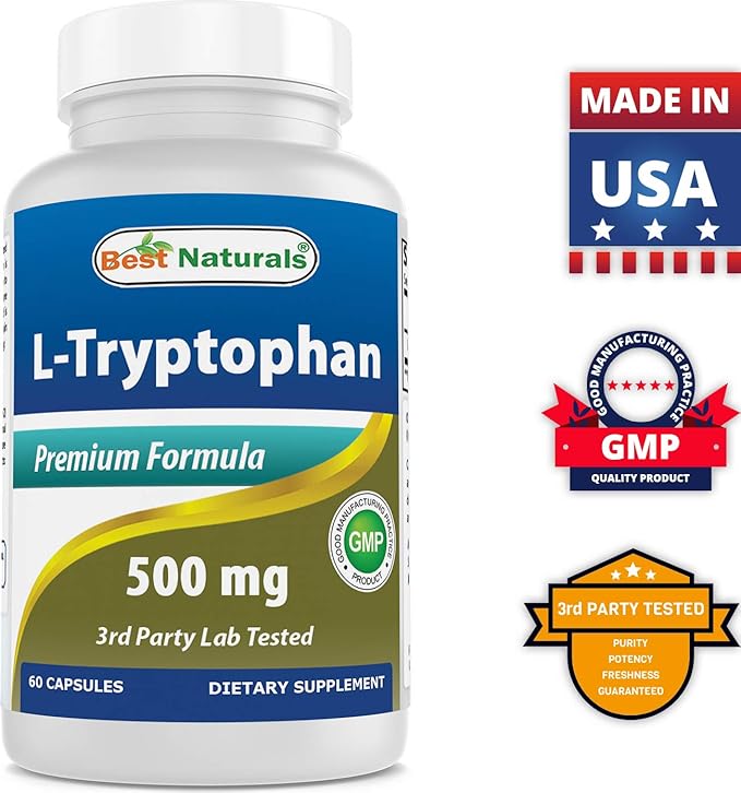 Best Naturals L-Tryptophan 500 mg &amp 5-HTP 200 mg