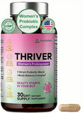 Probiotics for Women Gut Health &amp Digestive Balance | Daily 20 Billion CFU + Vitamin D &amp B12 | Occasional Bloating Relief | 1 Daily Capsule | Vegan Non-GMO | Made in USA