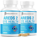 JB Wellness AREDS 2 Eye Vitamin &amp Mineral Supplement Contains Lutein Vitamin C Zeaxanthin Zinc &amp Vitamin Enhance Vision Supplement - 120 Count