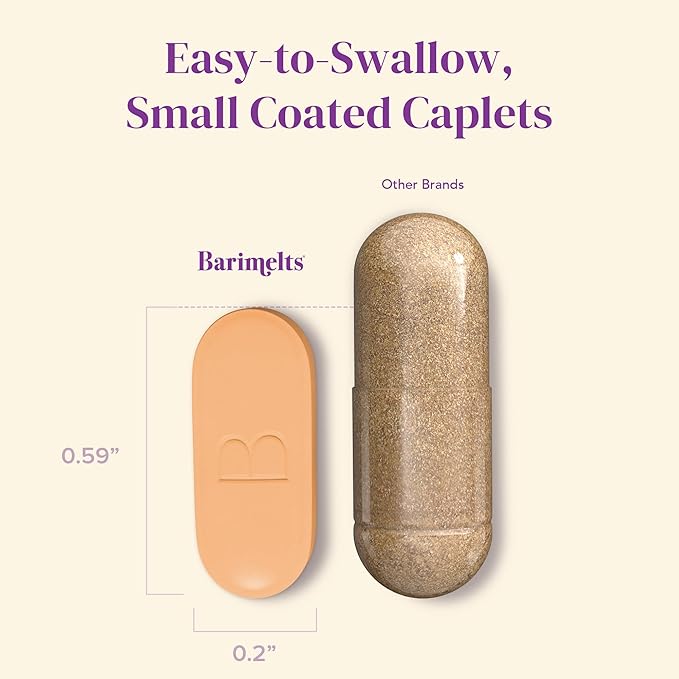 Barimelts HMB Muscle Shield for GLP-1 Users and Bariatric Patients - HMB Supplements with Vitamin D3 &amp Ubiquisome® Phytosome™ Supports Muscle Recovery - 90 Smooth-Coated Caplets