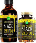 Maju Superfoods Black Seed Oil Capsules and Liquid Bundle