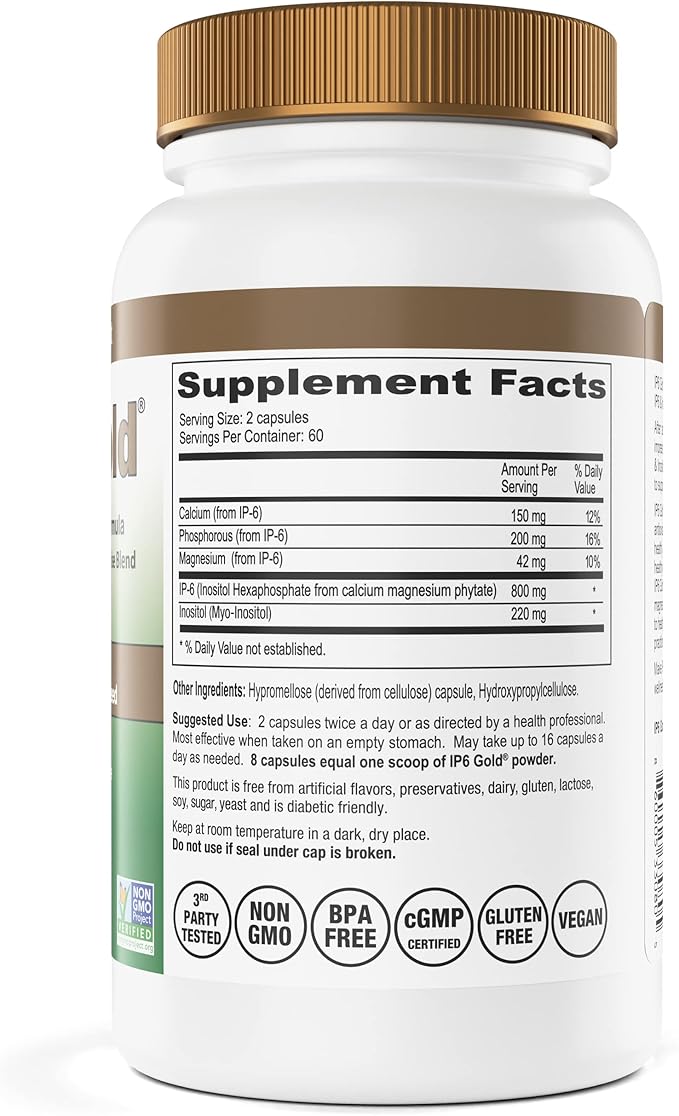 IP6 Gold Immune Support Formula 120 Vegetarian Capsules