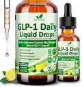 GLP-1 Support Liquid Drops 10-in-1 Formula with Berberine Ceylon Cinnamon Prebiotic Fiber &amp Green Tea Extract | Support Healthy Metabolism Digestive &amp Gut Health for Women &amp Men | Vega
