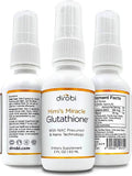 Mimi's Miracle Glutathione Spray Sublingual Antioxidant Reduced Glutathione Supplement with Ascorbic Acid Blueberry &amp Pomegranate Extracts Spray Dosage for Adults &amp Kids 4 Ounces