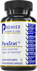 Premier Research Labs ParaStat - Intestinal Cleanse Natural Gut Cleanse for Women &amp Men Support for Colon Detox Bloating Digestion &amp Constipation - 90 Capsules (30 Day Supply)