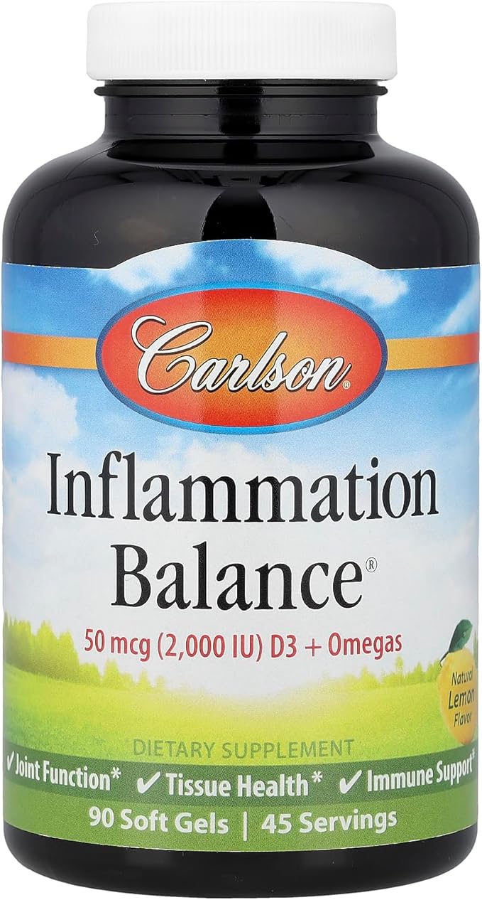 Carlson Labs Inflammation Balance Multi Nutrients 90 Softgels