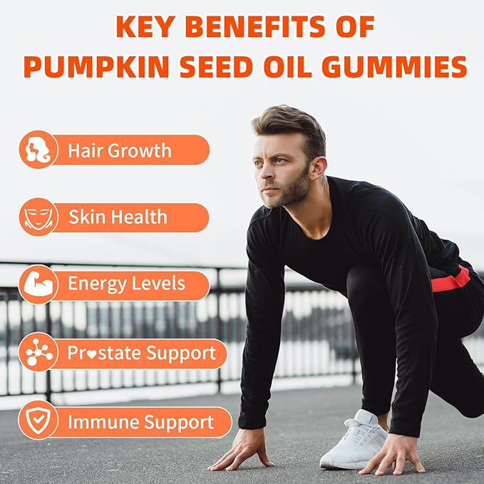 NAC Gummies &amp Pumpkin Seed Oil Antioxidant Supplement Gummies Strawberry Flavor 120 Counts Bundle