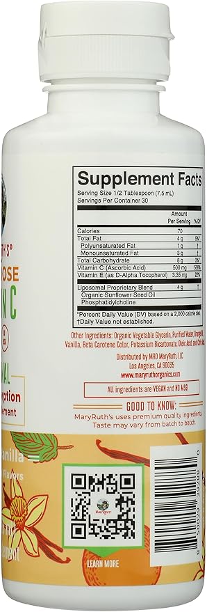 Mary Ruth's Megadose Liposomal Vitamin C 7.6 FZ