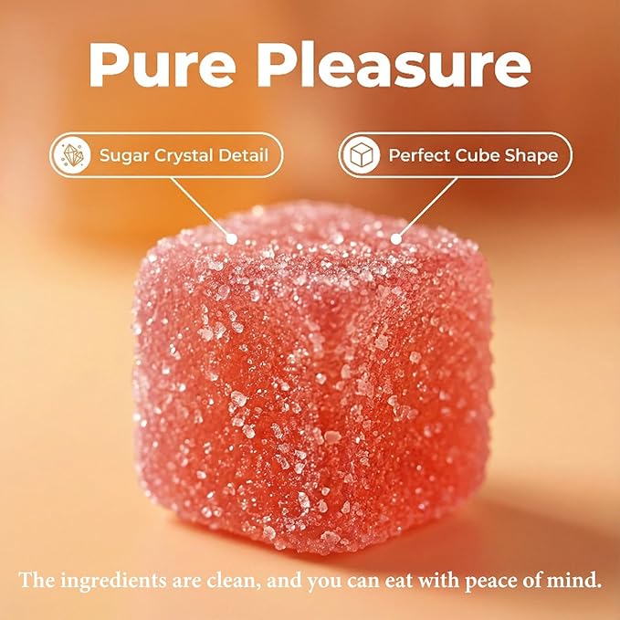 Spicy Blocks for Couples-with Chili Pepper  Maca Root &amp Epimedium Extract | Supports Emotional Warmth &amp Daily Comfort | Peach Flavor Mild Spicy Kick Vegan-Friendly No Artificial Additives