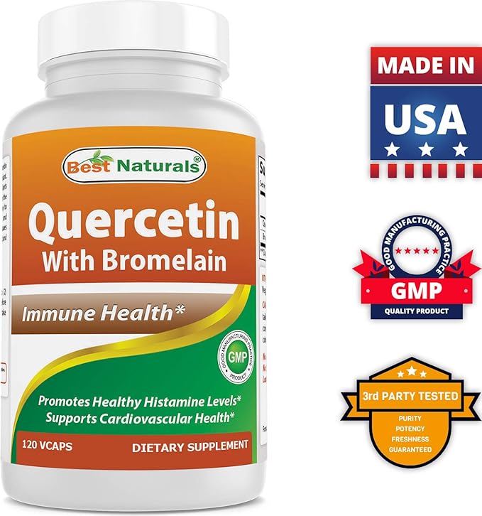 Best Naturals MK-7 100 mcg &amp Quercetin with Bromelain