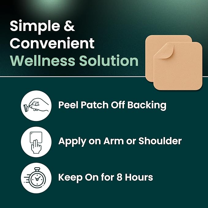 MONIER NAD Patches for Women &amp Men | NAD+ Patch for Energy &amp Healthy Aging | with CoQ10 &amp Nicotinamide | 60 Day Supply