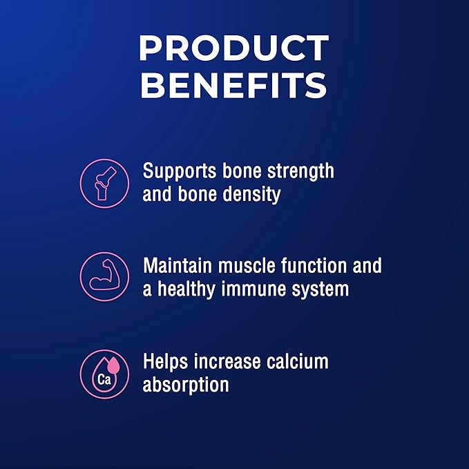 Vitamin D Plus Calcium x 250 Tablets