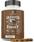 Ancestral Supplements Grass Fed Beef Kidney Supplement 3000mg DAO Enzyme Supplement Kidney Support for Urinary and Histamine Health Selenium B12 Non GMO 180 Capsules
