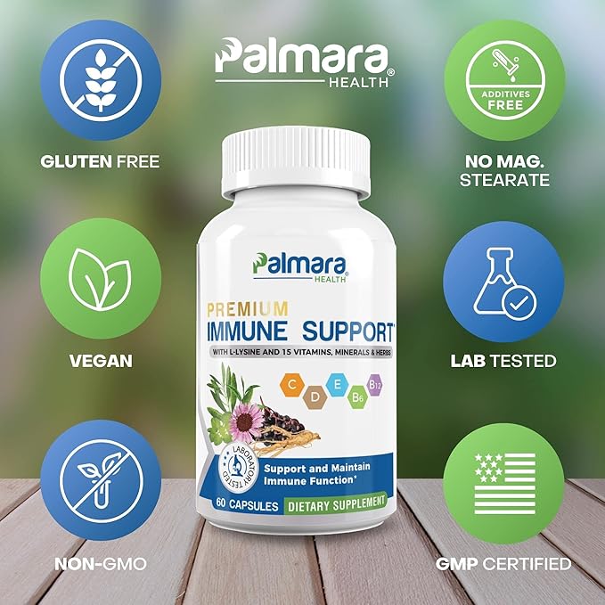 Natural Cure Labs Bundle: Clean L-Lysine with Immune Support