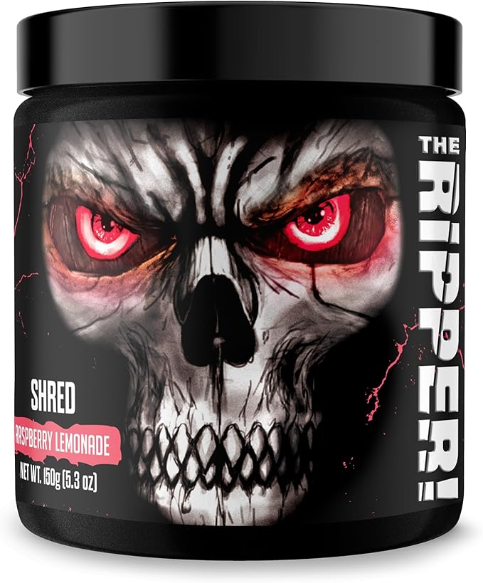 JNX SPORTS The Ripper! Fat Burner for Men &amp Women – Shredding Thermogenic Fat Burner Pre-Workout &amp Appetite Suppressant –Raspberry Lemonade 30 Servings