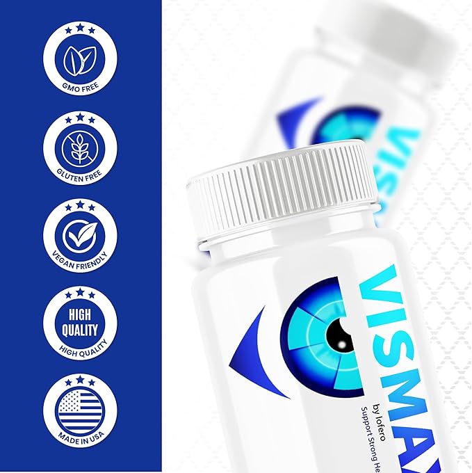 (2 Pack) Vismax Revive Capsules Vis Max Premium Vision Supplement Vitamin Supplement Pills Premium All-Natural Ingredients Advanced Formula for Eyesight Focus Visual Sight Overall Wellness (120 ct)