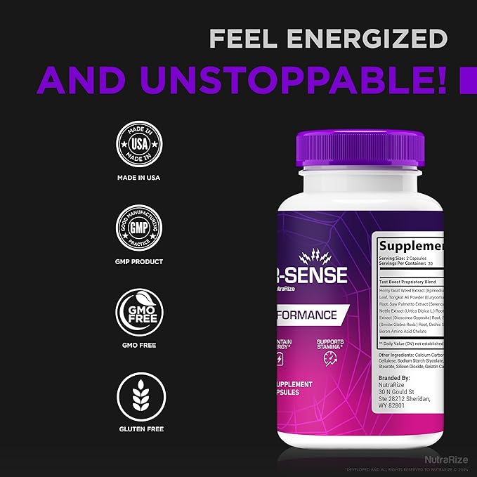 NutraRize (2 Pack) Spider-Sense Pills Official Spider Sense for Men with Premium Ingredients to Help Fuel Energy Stamina &amp Confidence Natural SpiderSense Male Formula Review (120 Capsules)