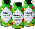 Vitafusion Omega 3 Gummy Size 120ct Vitafusion Omega 3 Epa &amp Dha Gummy Vitamins Asst Flavors 120ct Pack of 3