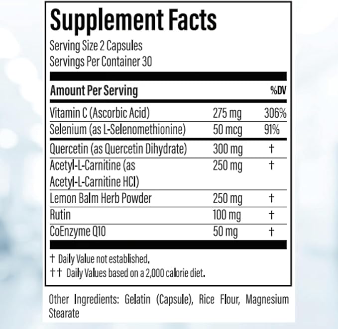 ThyroSoothe - Dr. Formulated Thyroid Support Supplement – Natural Formula for Hyperthyroidism &amp Graves’ Condition – Includes Selenium Vitamin C Lemon Balm for Overall Thyroid Health – 30 Day Sup