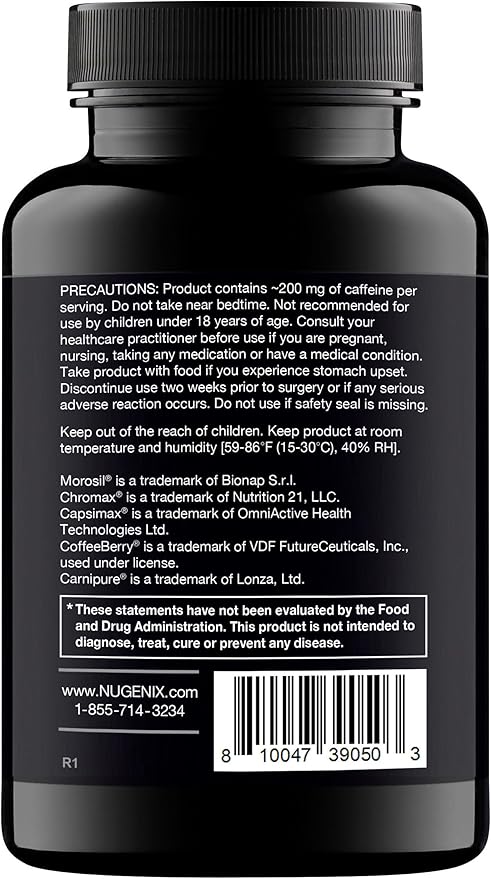 Nugenix Thermo - Thermogenic Fat Burner Supplement Pills for Men Extreme Metabolic Accelerator 42 Count