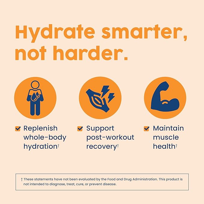 NativePath Hydrate Zero Sugar Electrolytes Powder with BCAAs Tangerine Hydration Keto &amp Paleo Friendly 30 Servings