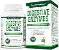 Purely Optimal Digestive Enzymes for Women and Men – Multi-Enzyme Supplement for Bloating Relief Digestion and Heavy Meal Support – with Probiotics and Prebiotics for Gut Health – 180 Capsules