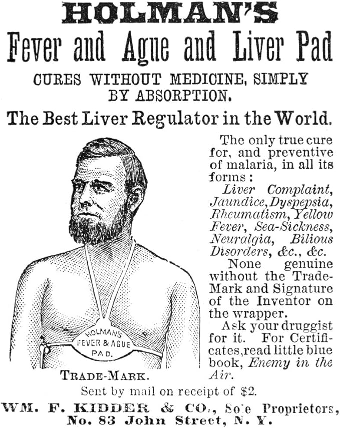 Liver Pad Advertisement Namerican Patent Medicine Advertisement 1876 For HolmanS Fever And Ague Liver Pad Poster Print by (18 x 24)