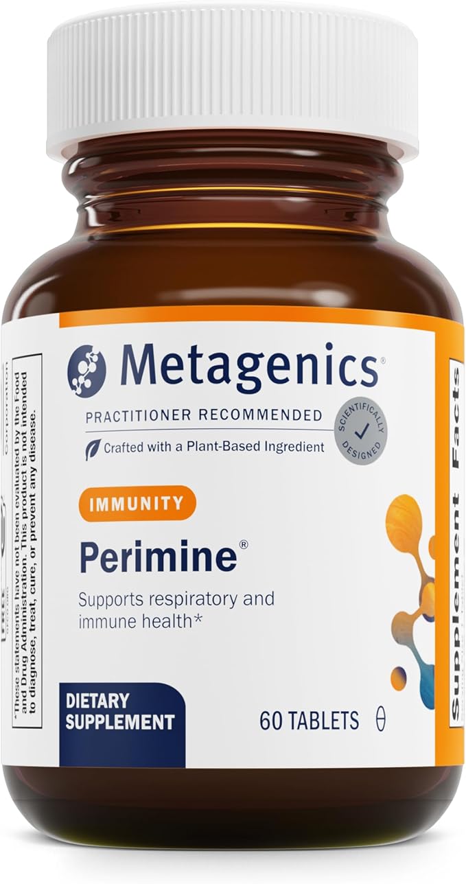 Metagenics Perimine - Perilla Seed Extract with Rosmarinic Acid &amp Luteolin - Supports Respiratory Health Immune Function &amp Allergy Relief* - Non-GMO Gluten-Free Vegetarian - GMP Certified F