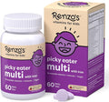 Renzo's Picky Eater Kids Multivitamin with Iron - Dissolvable Kids Vitamins with Iron Zinc Vitamin C Vitamin D E &amp K Sugar-Free Melty Tabs Cherry Flavor 60-Count (1-2 Month Supply)