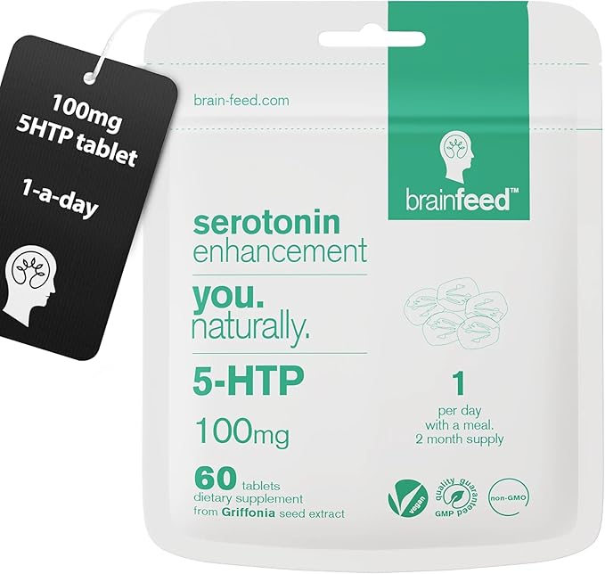 Serotonin and Dopamine Supplements | Mood Support – 2-Month Supply | Dopamine Supplement Tyrosine + Serotonin Supplement 5-HTP | Natural Mood Boosters