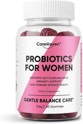 Probiotics for Women Gummies - Multiple Probiotics &amp Red Elm - Supports Gut Flora Feminine Health &amp Immune Function - 60 Active Daily Gummies (1PCS)