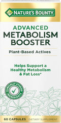 Nature's Bounty Advanced Metabolism Booster Helps Support Healthy Metabolism &amp Fat Loss 60 Capsules