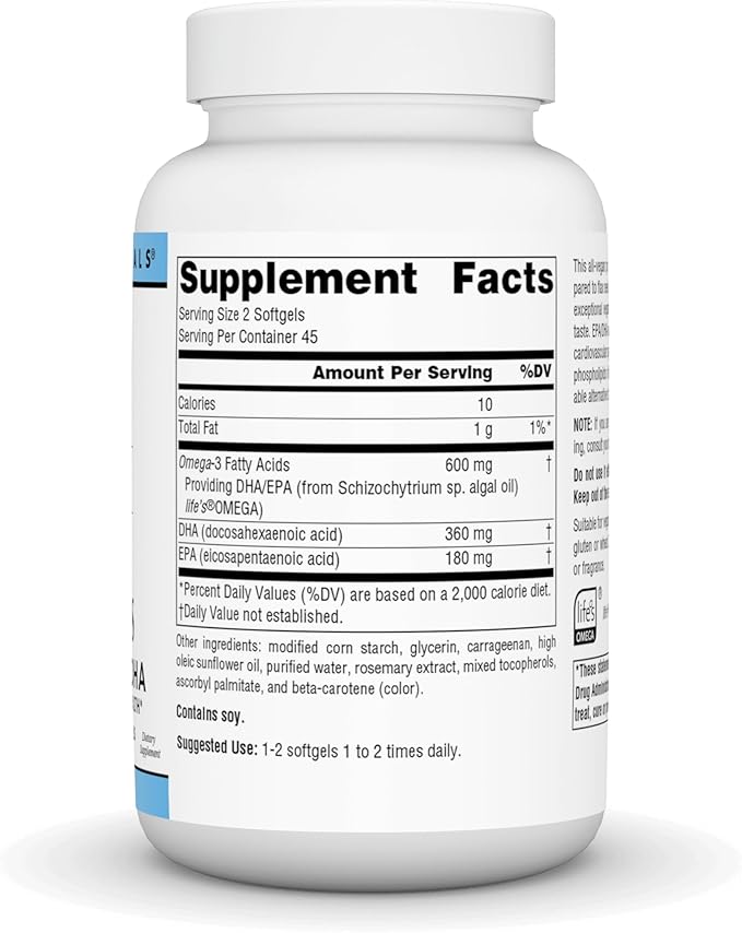 Source Naturals Vegan Omega 3s Epa-Dha* 300 mg - 90 Softgels