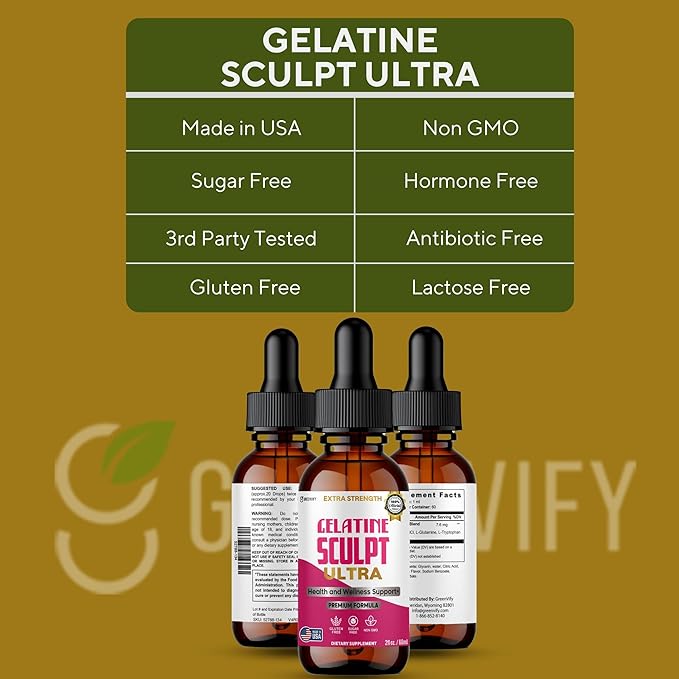 Gelatine Sculpt Ultra Health and Wellness Support 60 Servings