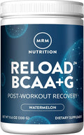 MRM BCAA+G Reload Post‑Workout Powder-For Women &amp Men-BCAA &amp L‑Glutamine with CarnoSyn Beta‑Alanine Amino Acids Muscle Recovery &amp Hydration Keto Vegan Gluten Free - 26 Servings Water