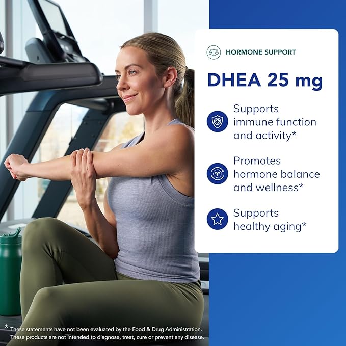 Pure Encapsulations DHEA 25 mg - Supplement for Immune Support Hormone Balance Metabolism Support and Energy Levels* - with Micronized DHEA - 180 Capsules