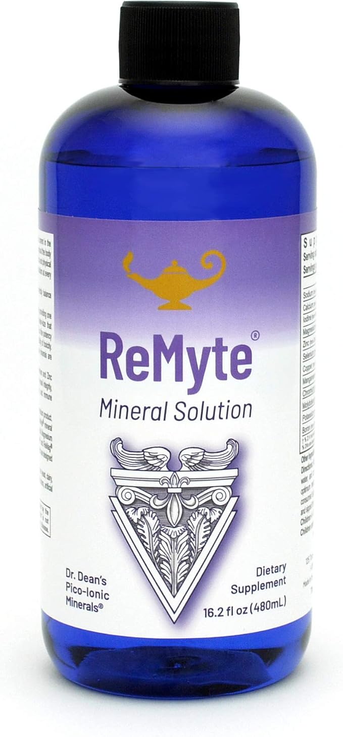 RnA ReSet ReMyte – Electrolyte Mineral Solution with Magnesium Iodine Selenium &amp Zinc 16.2 Fl Oz (1-Pack) NSF Certified