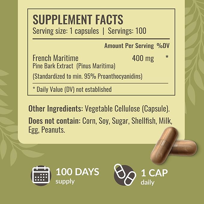 HERBAMAMA Pine Bark and Boswellia Turmeric Kit - Bundle of French Maritime Capsules &amp Boswellia Turmeric Capsules - Vegan Non-GMO Gelatin-Free - 2 Pack