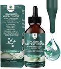Liposomal Glutathione Liquid Drops 2000mg – Antioxidant Support Liquid Supplement with 600mgAlpha Lipoic Acid &amp Hyaluronic Acid | Vegan Non-GMO Soy &amp Gluten Free (2 FL OZ(Pack of 1))