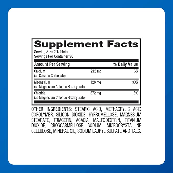 MAJOR MagDelay Magnesium Chloride 64 mg - Delayed-Release Magnesium Supplement - Dietary Supplement - 60 Tablets (3 Pack)