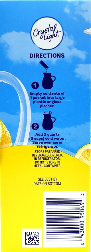 Crystal Light Lemonade Drink Mix 12-Quart Box (Pack of 18)