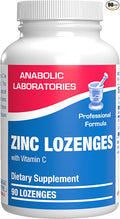Zinc Lozenges with Vitamin C for Immune Support - High Absorption Vitamin C and Zinc Lozenges for Adults Daily and Seasonal Wellness - Tasty Immune Boost Support - 90 Count (Orange Flavor)