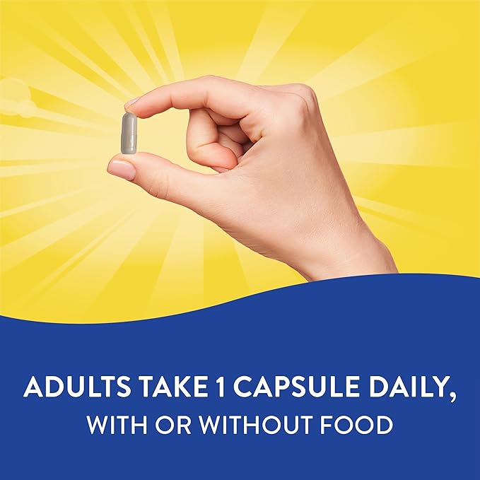 Nature's Way Fortify Optima Probiotic for Adults 100 Billion Live Cultures 15 Strains Supports Digestive and Immune Health* Plant-Based Prebiotic Fiber 30 Capsules (Packaging May Vary)